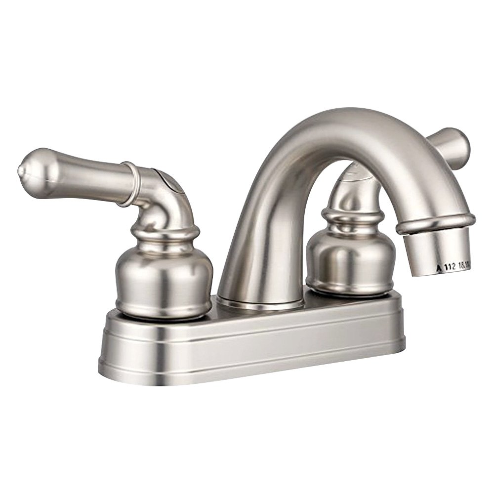 Picture of Dura Faucet DFTDF-PL620C-SN Classical ARC Spout RV Lavatory Faucet&#44; Brushed Satin Nickel