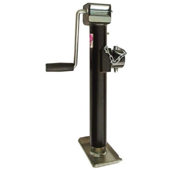 PCRTJP-5001S-B 10 in. Lift Swivel Jack for 5000 lbs Sidewind - Black