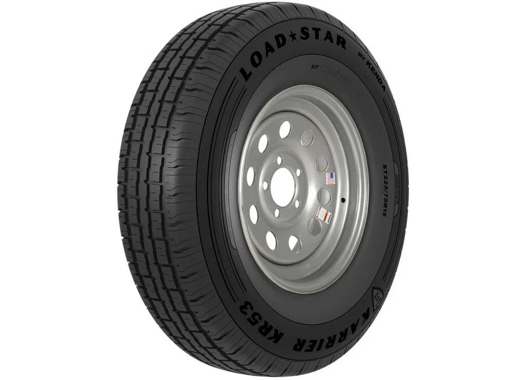 AMW35368 St235-80R16 E KR53 On 16 x 6 8-6.5 Silver Mod Tire