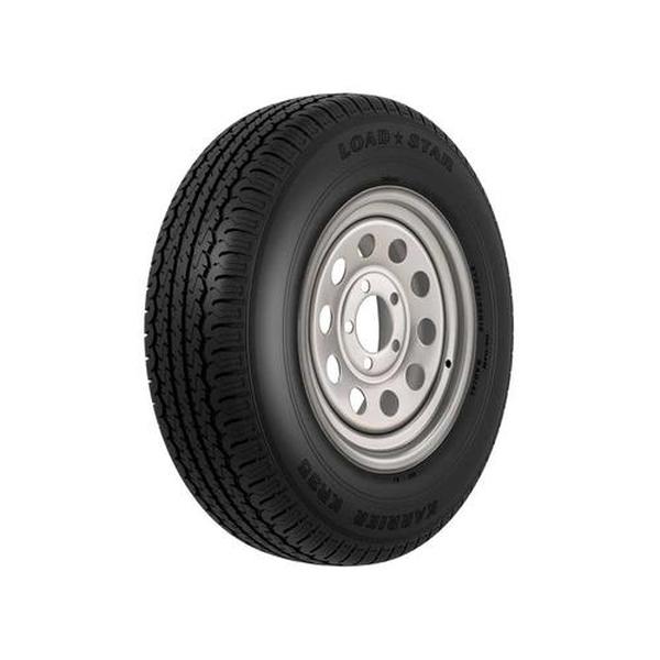 AMW32602 St225-75R15 E KR35 On 15 x 6 6-5.5 Silver Mod Tire