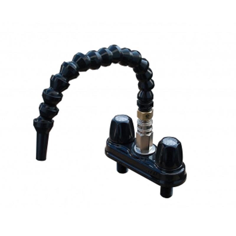 AMBCRD-QDFLX-BLK Outside Shower Valve with Flex Spout Quick Disconnect - Black