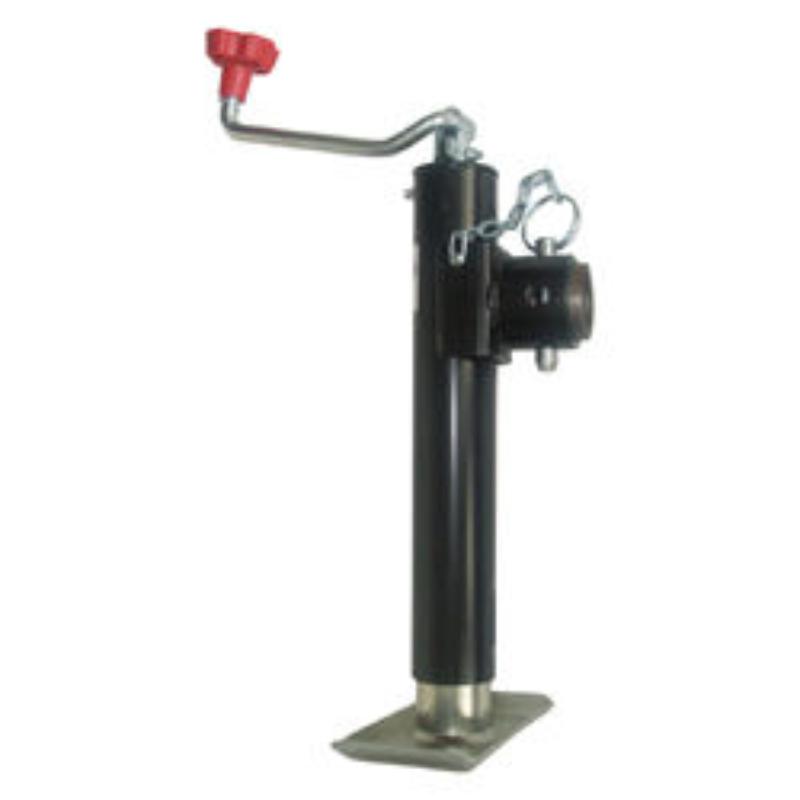PCRTJP-2001-B Topwind Swivel Jack - 2K lbs - 10 in. Lift, Black