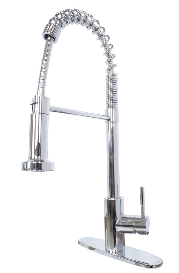AMBSP5000CH-A Coiled-Spring Faucet with Hammer Style Head - Chrome, 8 in.