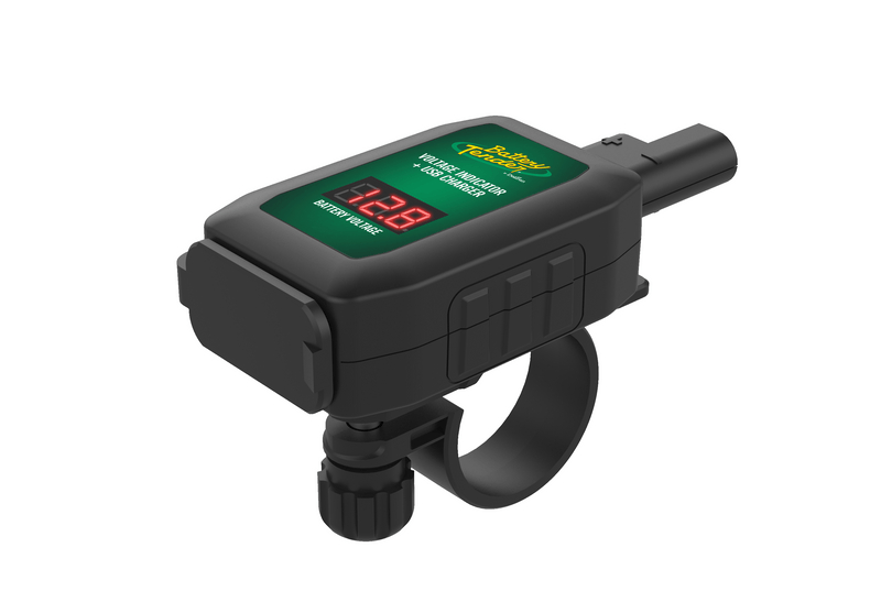 BTR081-0159 Quick Connect USB LCD Voltage Indicator with USB-C Charger Adapter
