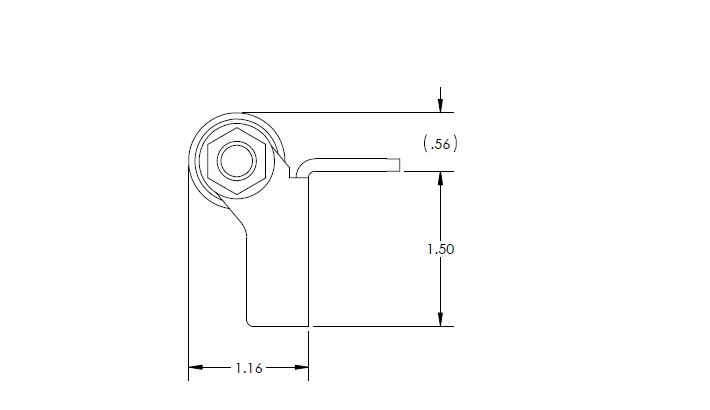 BAL854304 Replacement Base Roller - 0.5 in. Wear Bar