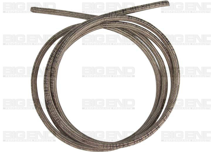 BEP23306 3 AN PTFE Stainless Steel Braided Hose - 6 ft. Length