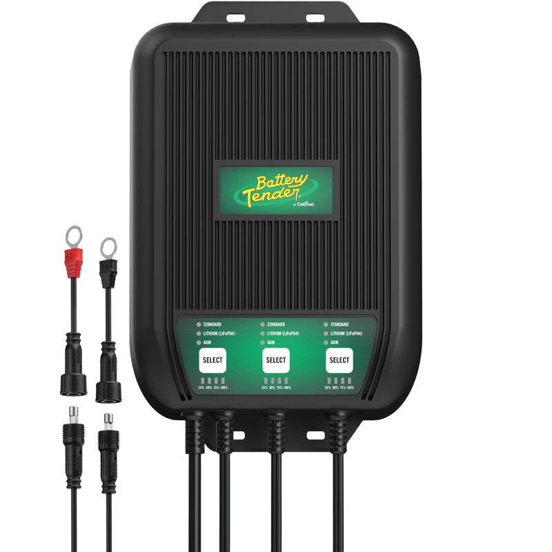 Battery Tender WaveCharge Pro 3-Bank 12V 30 Amp BC & Maintainer | Camping World