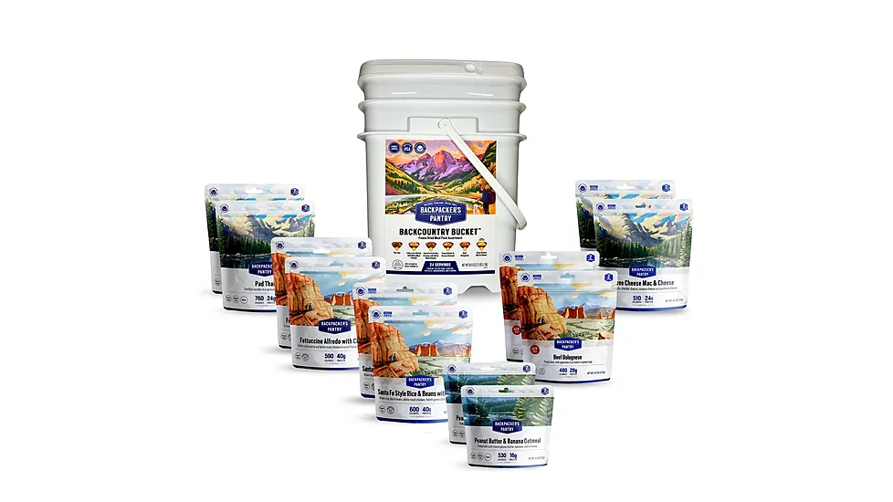 BCP1094899 Combo Meal Bucket with 8 Days Worth of A Mix of Meat & Vegetarian Meals