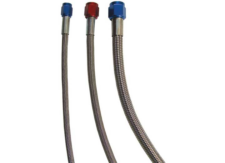 BEP35002 No.3 AN x 18 in. Blue Assembled Nitrous Feed Line