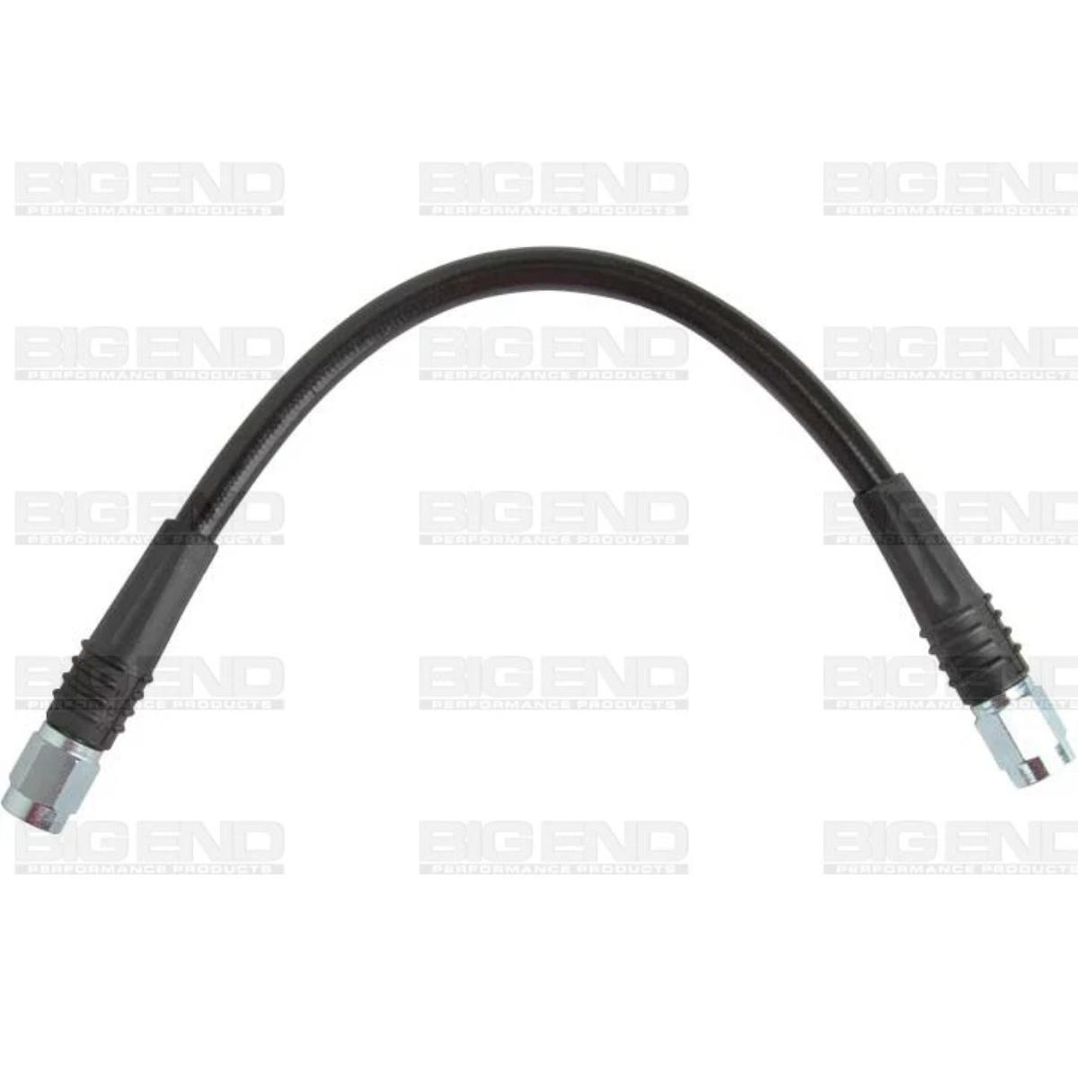 BEP21709 No.3 Brake Line - 9 in. Dot Stainless Steel Braid - Black Cover