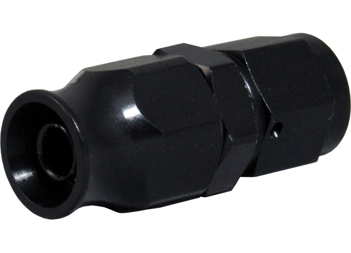 BEP23402 4 AN PTFE Aluminum Hose End - Straight, Black