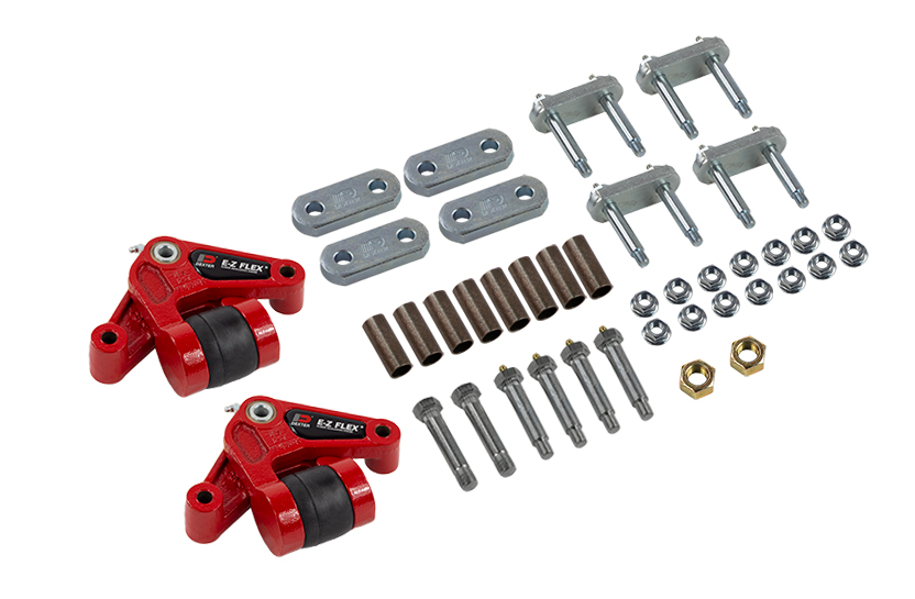 DXTK71-653-06 EZ Flex 01314406 Tandem Axle Complete Suspension Kit, Red - 8000 lbs
