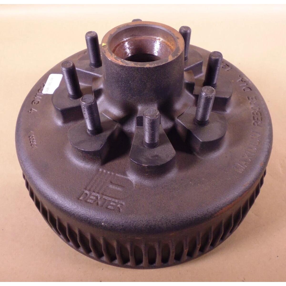 DXT008-285-08 12.25 x 3.375 in. HD 8K Trailer Hub Assembly with Cups & Studs - 4.75 in. Pilot