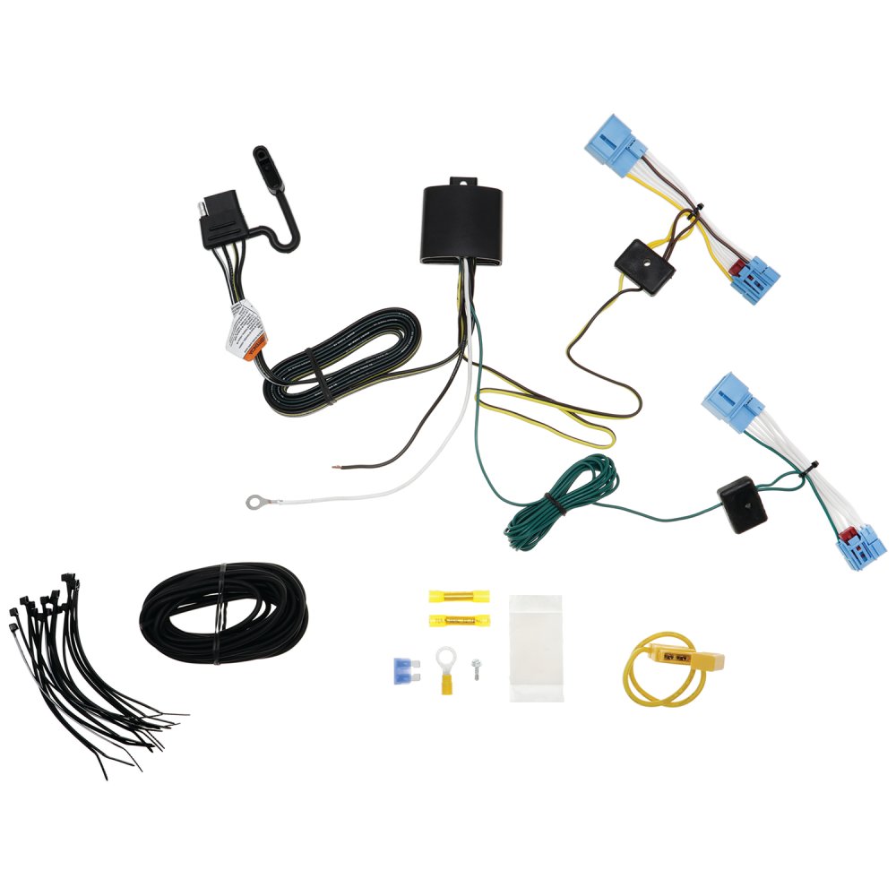 DRT118895 T-One T-Connector Custom Harness, 4-Way Flat with Circuit Protected ModuLite HD Module, Compatible with Volkswagen ID. Buzz