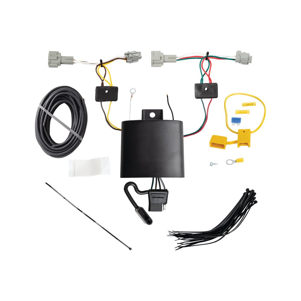 DRT118893 T-One T-Connector Custom Harness, 4-Way Flat with Circuit Protected ModuLite HD Module - Compatible with Nissan Kicks