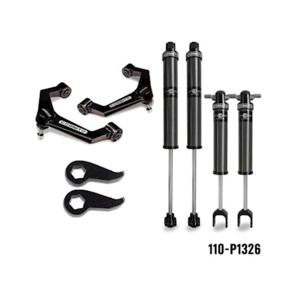 COG110-P1326 Performance Leveling Kit with 2.0 IFP Shocks for 2020C Silverado-Sierra 25-3500 - 3 in.