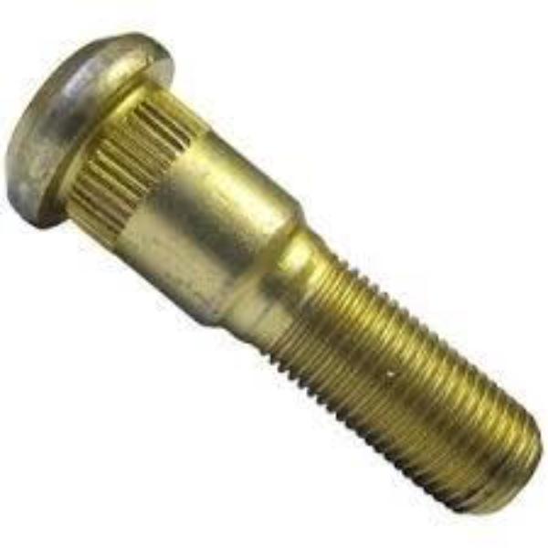 DXT007-132-00 Press-In Zinc Wheel Stud - 0.562-18 x 2.3 in.