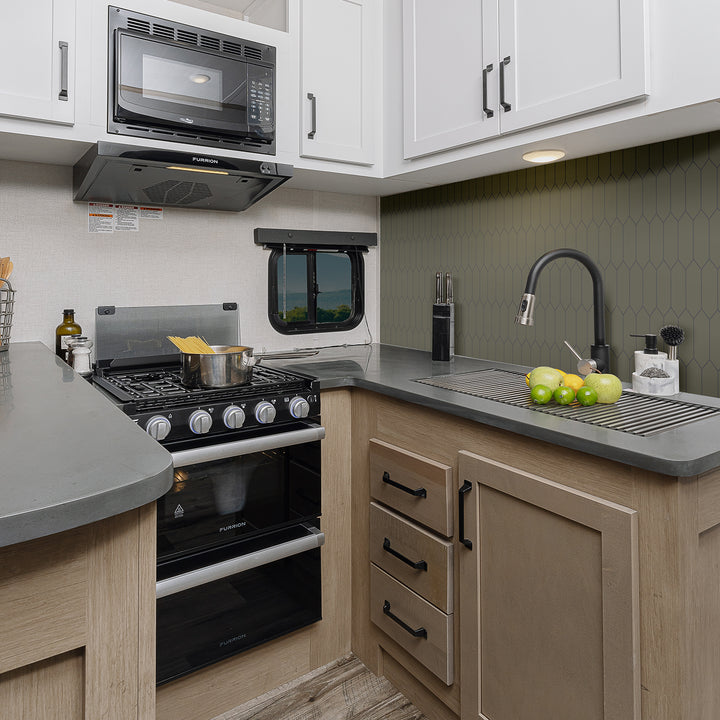 GNP494038 Revive Backsplash - Olive Clay Picket - 18 x 48 in.