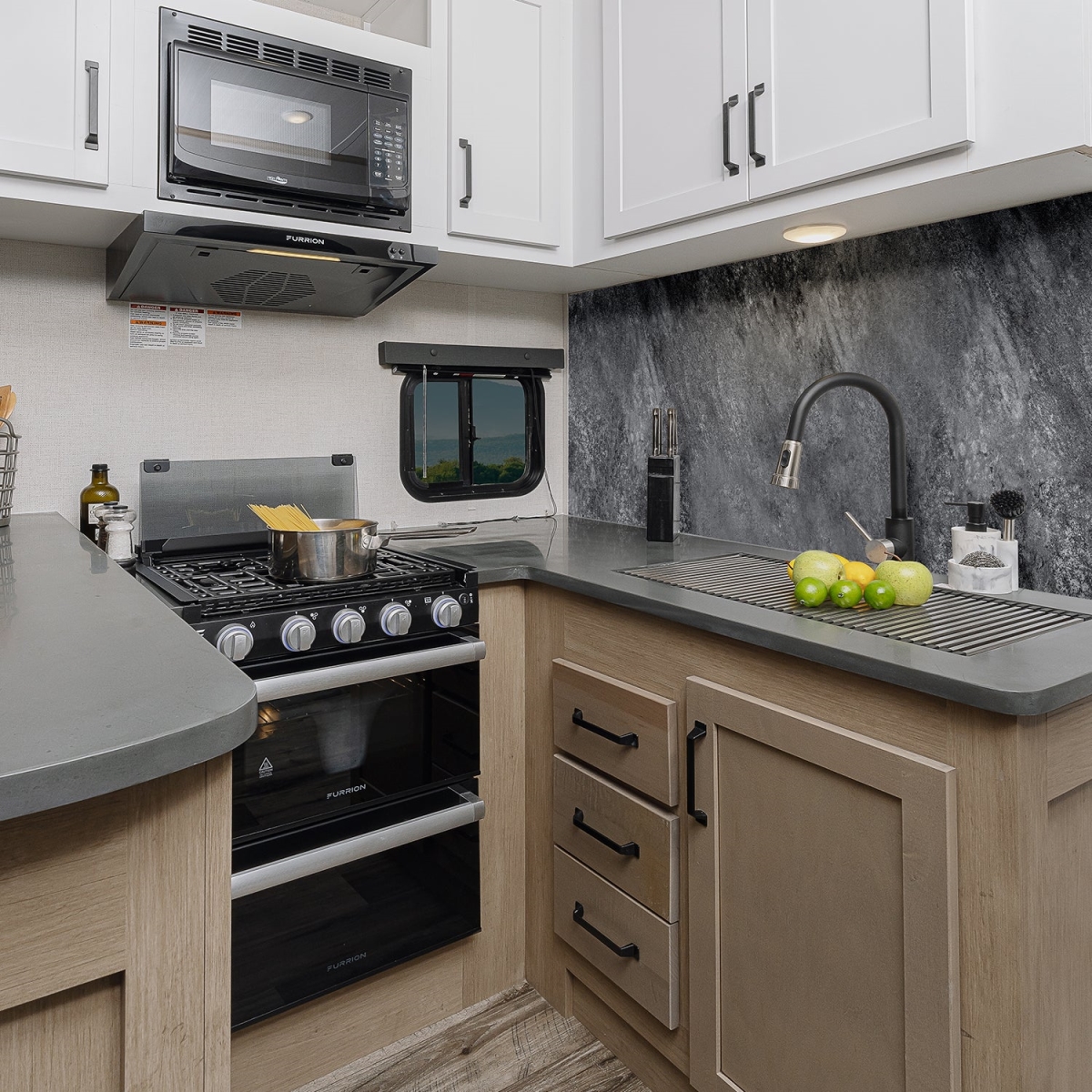 GNP494044 Revive Backsplash - Aged Stone Slab - 18 x 48 in.