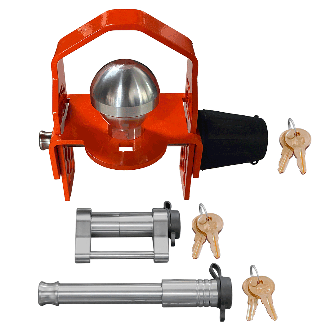 IFL61635-BX Coupler Lock - for 2.125, 2 & 2.3125 in. Ball with 2.625 in. Latch Lock & 2.5 in. Receiver Lock - Pack of 3