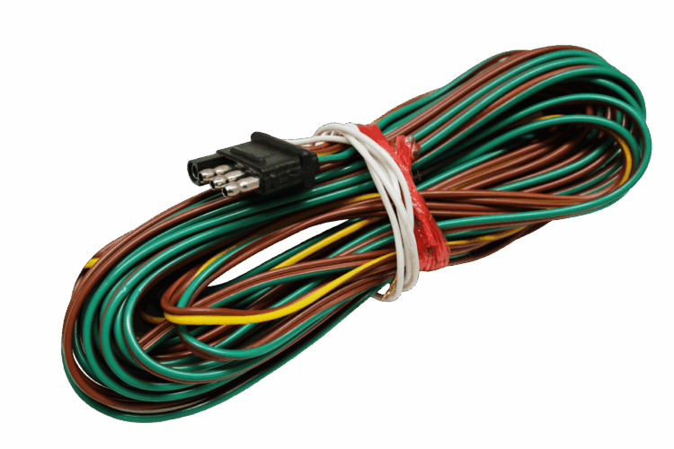 JMYJ-5024-WH Flat Wishbone Harness - 25 ft., 4Way, 30 in. Ground