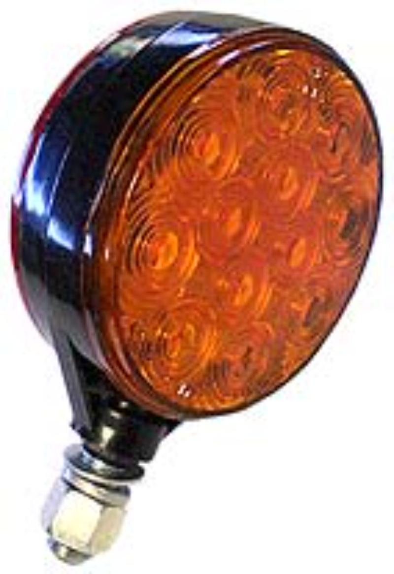 JMYJ-755-AR LED Dual Face Pedestal Lamp, Amber & Red