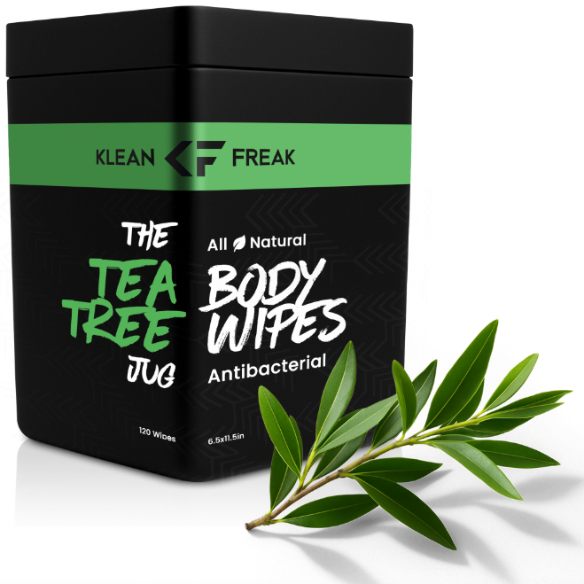 KLFTJTT01 Body Wipes with The Jug & Tea Tree