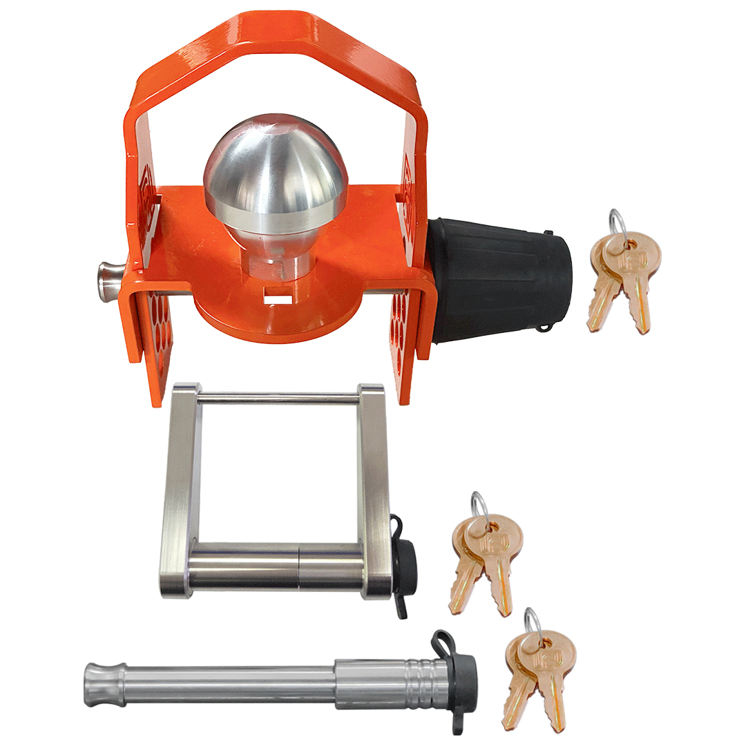 IFL61640-BX Ball Coupler Latch for - Keyed Alike, 2 & 2.5 in. Receiver, with Protector - Pack of 3