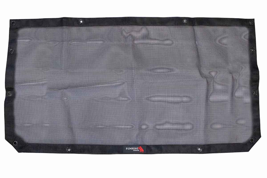 KENFB51305 Front Sun Shade for 2018-2023 Wrangler & 2020-2023 Gladiator - Nylon Mesh