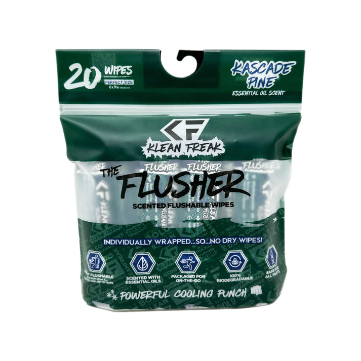 Klean Freak The Flusher - 20-Pack Kascade Pine, 20-Pack, One Size