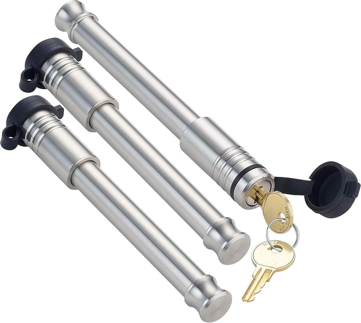IFL61674-S Hitch Locks - for Bulletproof 2, 2.5 & 3 in. Drop Hitch - Fits Adjustable Ball Mount Only - Pack of 3