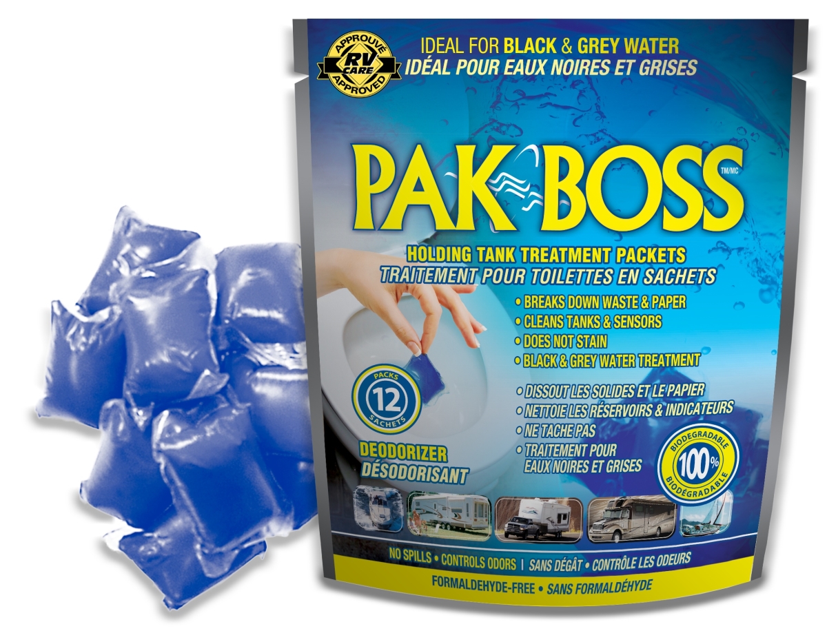 LHI1768 Holding Tank Treatment Deodorizer Packs, Original - Blue - 12 per Pack - Box of 12