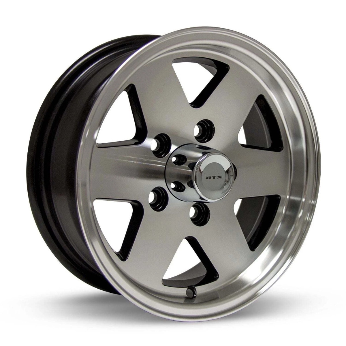 TWR082527 13 x 5 - 5 x 114.3 in. Mite ET0 CB75 Machined Wheel - Black