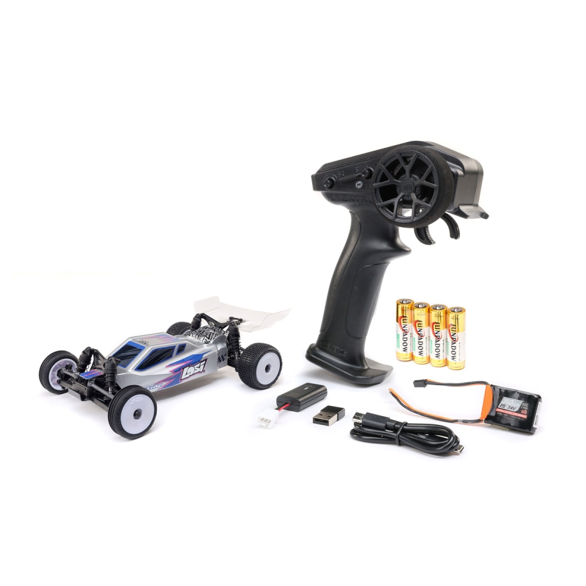 RCCLOS00007T2 Micro Buggy - 2WD, RTR, Silver