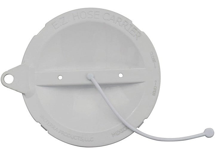 Valterra Products VLPA04-0338 Cap & Strap for Adjustable Hose Carrier - Twist Lock, White