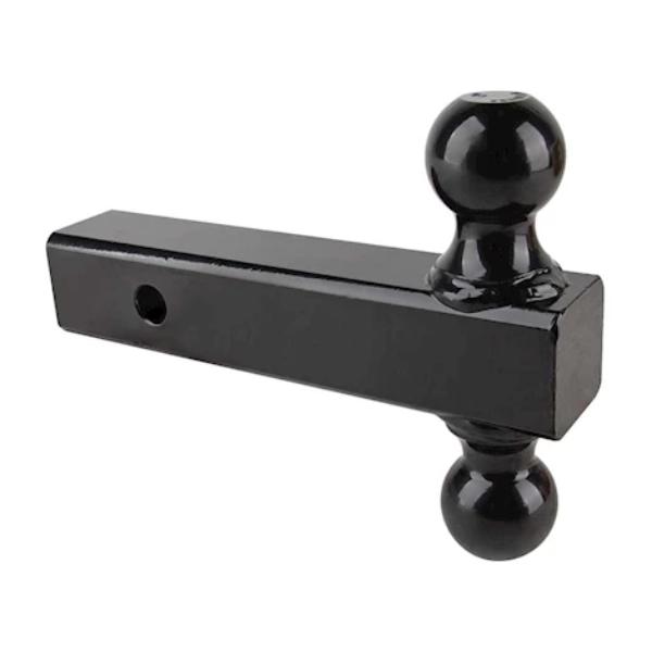 TWR22-9332 Dual Ball Mount - 7.5 in. Solid Shank
