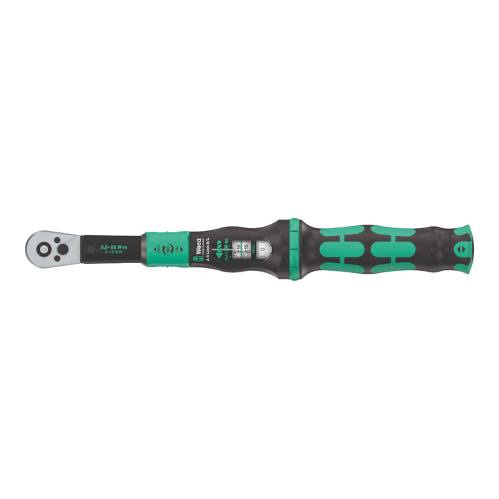 Wera Tools WRA05075693001 Adjustable Torque Wrench with Square Head, Click-Torque Lock - 2.525 NM & 0.25 in.