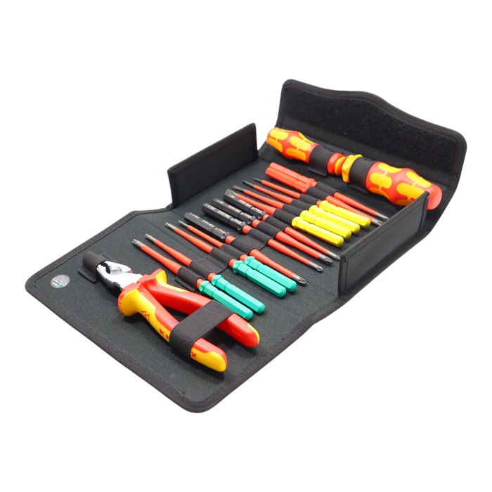 Wera Tools WRA05006610001 Tool Set with Extra Slim, VDE & Kraft-Form Kompakt - 17 Piece