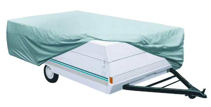 RVC06-4032 10-12 ft. Pop Up Trailer Cover - Gray