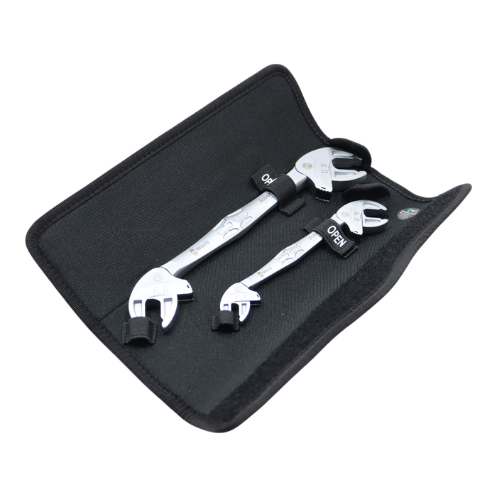 Wera Tools 6006 Joker 2 Set 1 Self-Setting Double Spanner, 2 Pieces - 05020340001