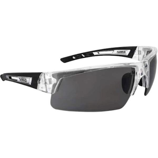 RNSDPG100T-2C Protective Eyewear with Translucent Frame, Smoke Lens, DPG100 Crosscut