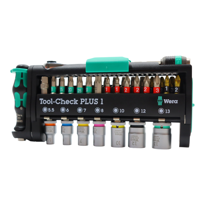 Wera Tools Chrome-Vanadium Tool-Check Plus 1 Set, 39 Pieces - 05049055001