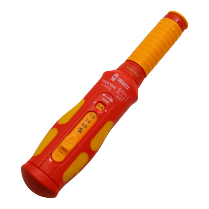 Wera Tools WRA05075870001 Screwdriver with VDE Kraft-Form Safe Torque Speed - 0.42-0 x 9 x 0.4 NM