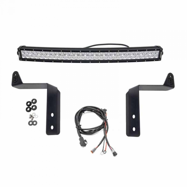 ZRDZ325572-KIT Front Upper Bumper Mount Kit with 30 in. LED Light Bar - Black