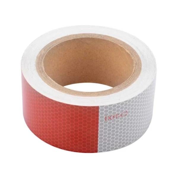 TWRRT1126 Reflective Tape - 50 ft. x 6 x 2 in., Red & Silver
