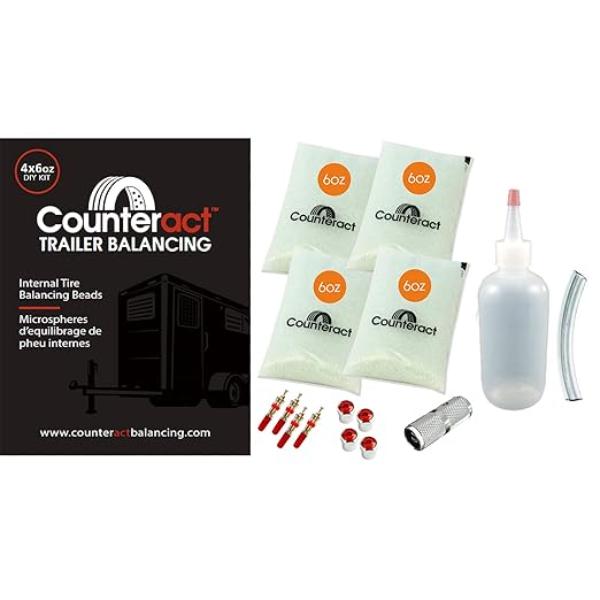CBBDIYTK6-4PK 6 oz Trailer & RV Tire Balancing Beads Kit - 4 Pack