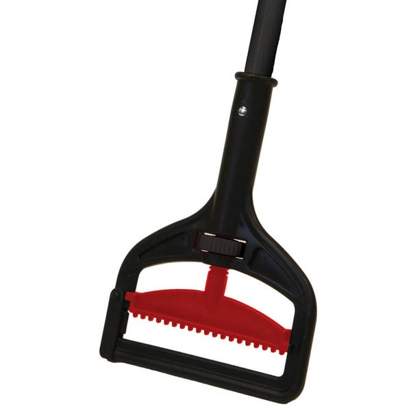 OCC6540 Mop-Stick for All Years - Black, Red & Yellow, Steel Handle, Plastic