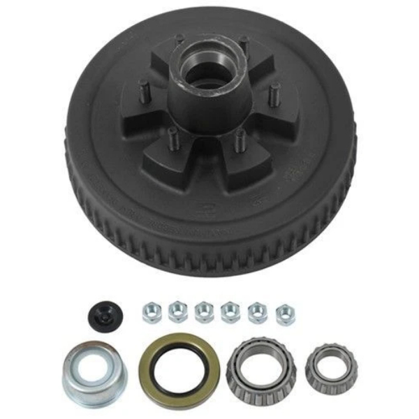 TWRDXDR520EZ 2.12 in. 6K 6-5.5 Dexter Seal EZ-Lube Drum Kit - Black
