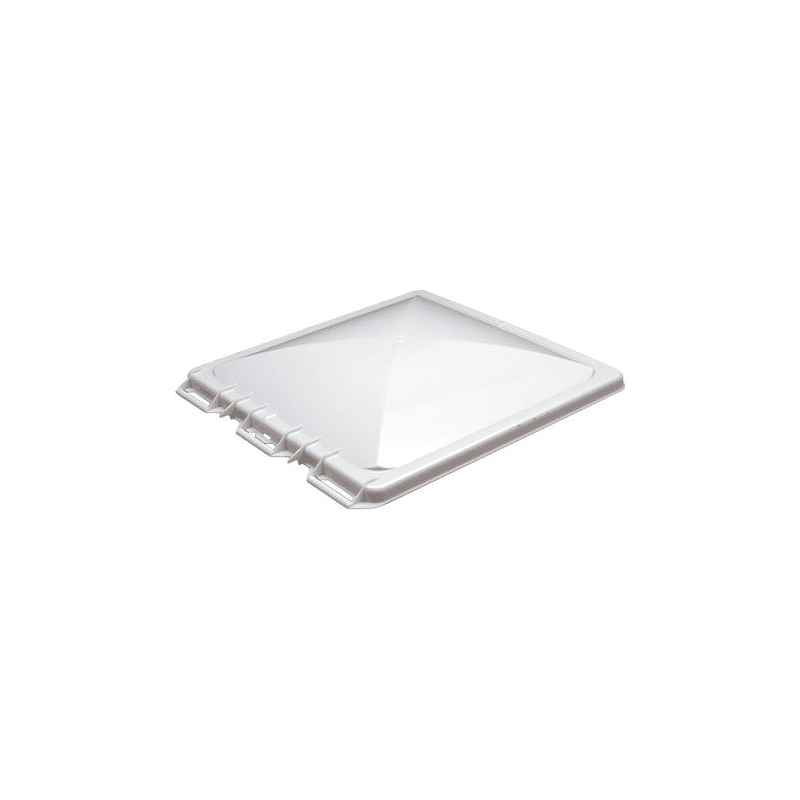 RVC18-1762 Smoke Vent Lid with Side Bar & without Hinge Pin - White