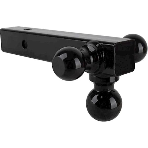 TWRMXVSLT1500 Tri-Ball Mount - 12 in., Black Hollow Shank
